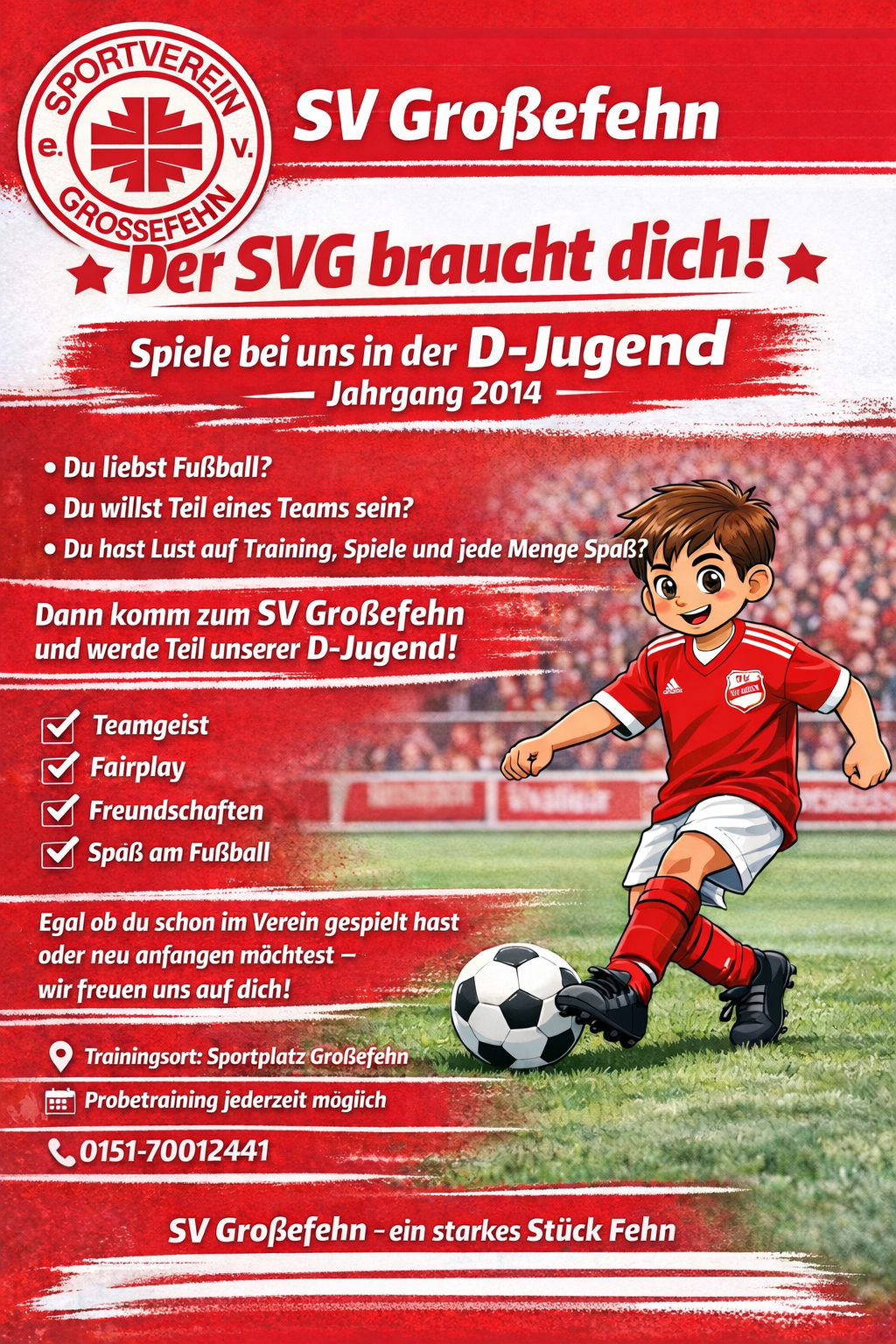 Mehr über den Artikel erfahren Der SVG braucht dich!